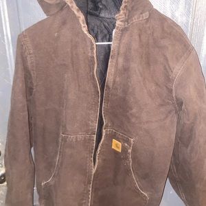 Youth brown carhartt jacket